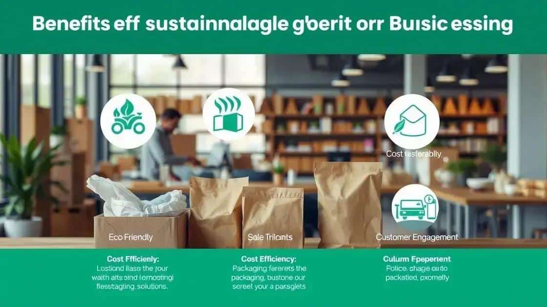 Benefits of sustainable packaging for businesses