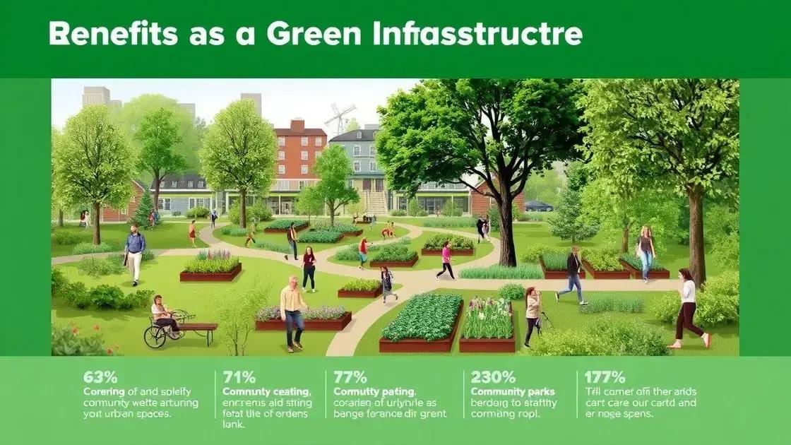 Key benefits of green infrastructure