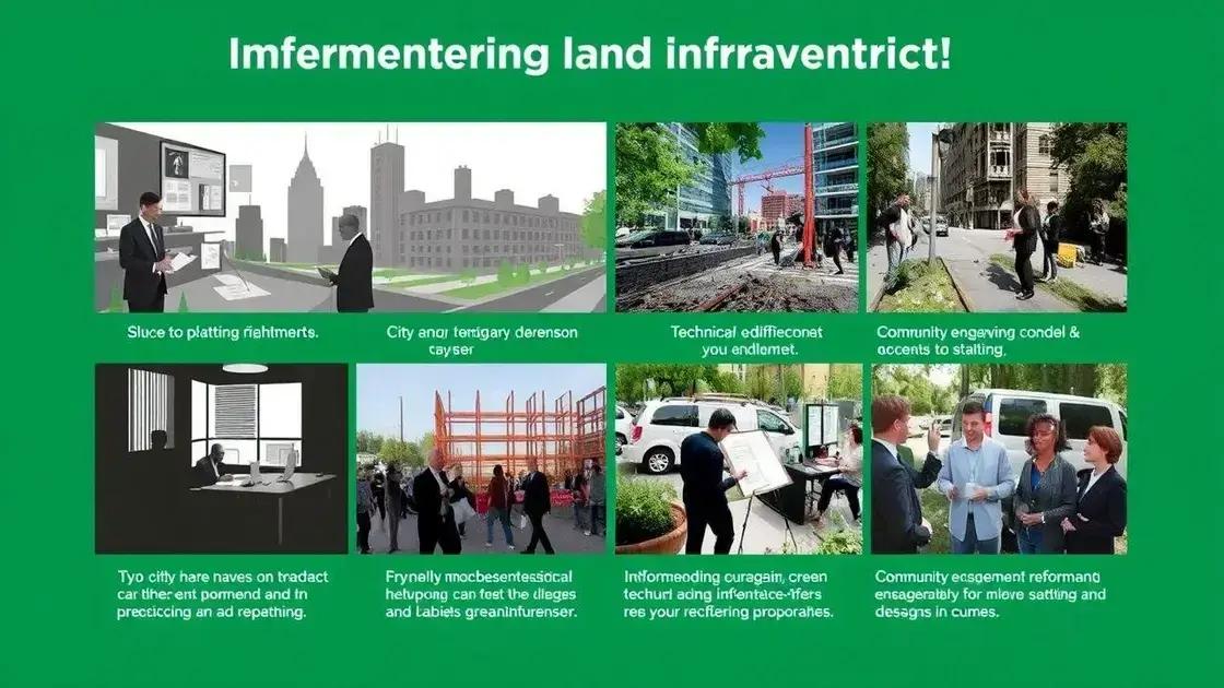 Challenges in implementing green infrastructure