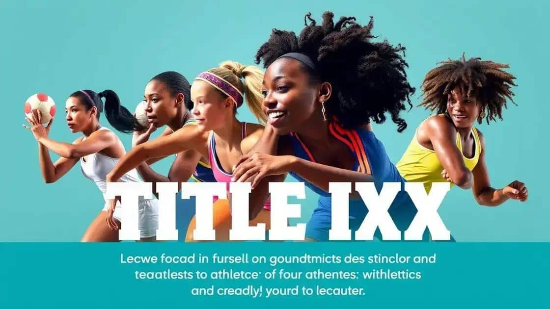 Future implications of Title IX in athletics Future implications of Title IX in athletics