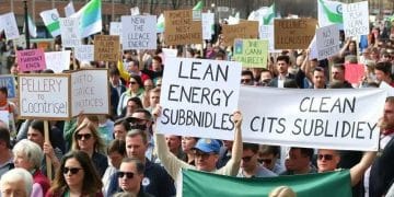 Clean energy subsidy rollback sparks protests nationwide