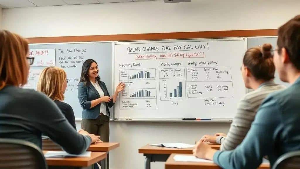 Changes in teacher pay structures