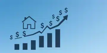 Graph showing rising interest rates impacting mortgage refinance in 2025, US financial landscape.
