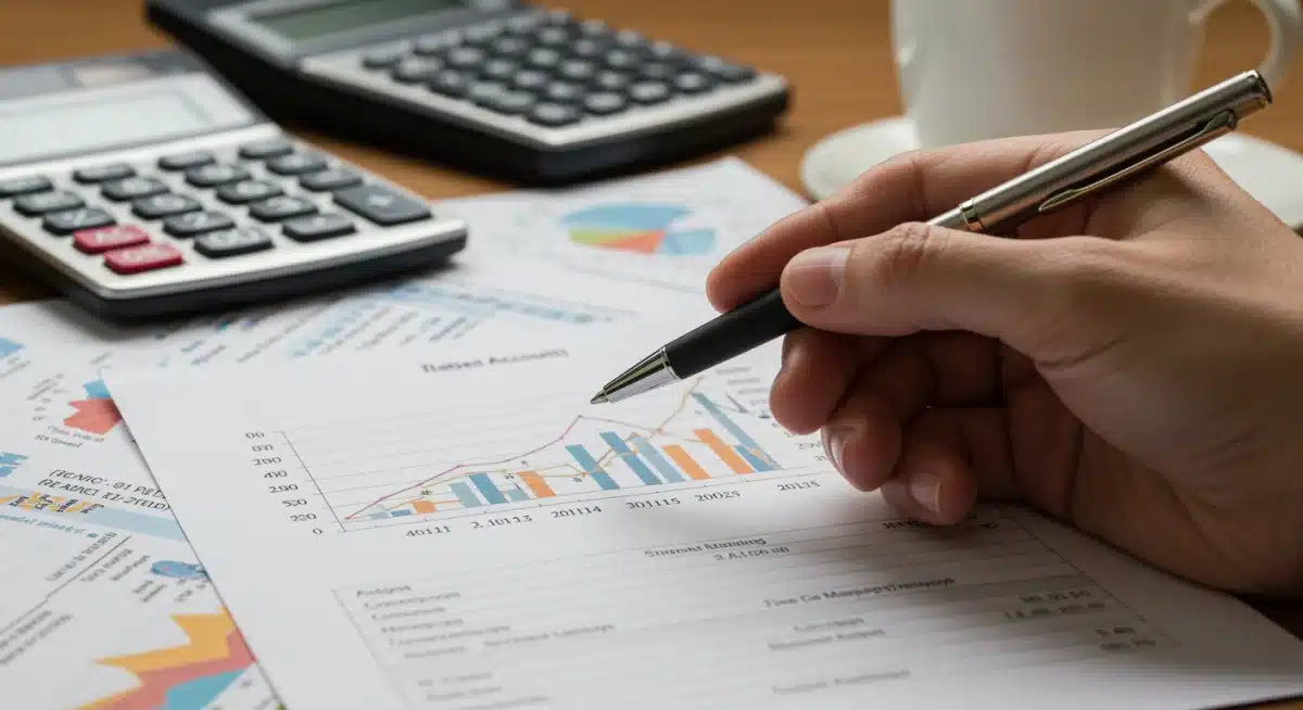 Illustrating 401(k) growth on a financial statement