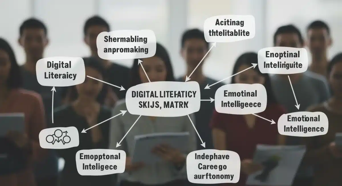 Skills matrix for gig economy professionals