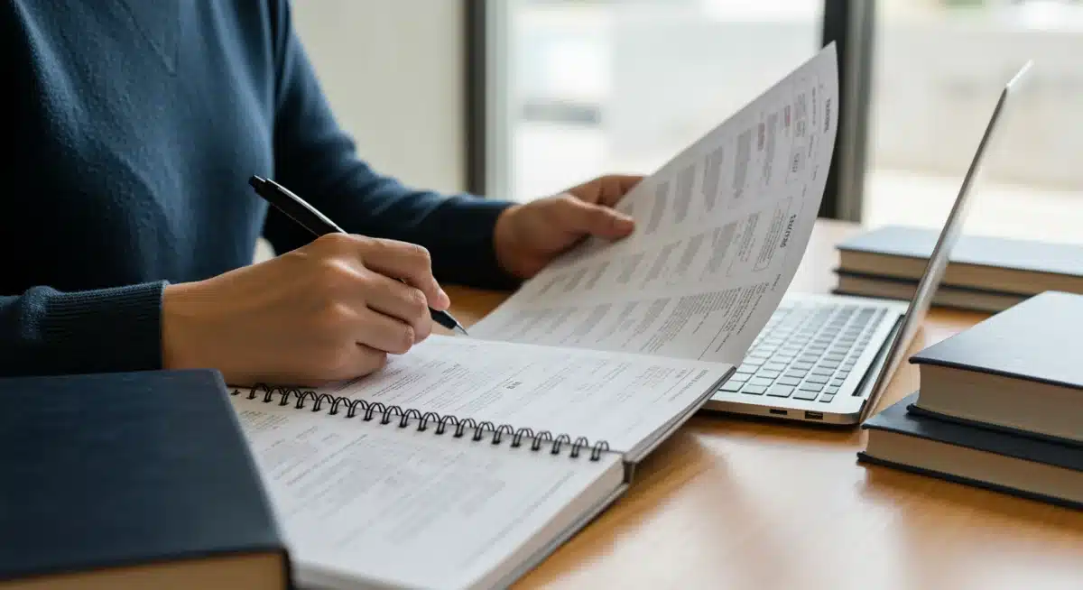 Student planning transfer credits and university pathways on a laptop