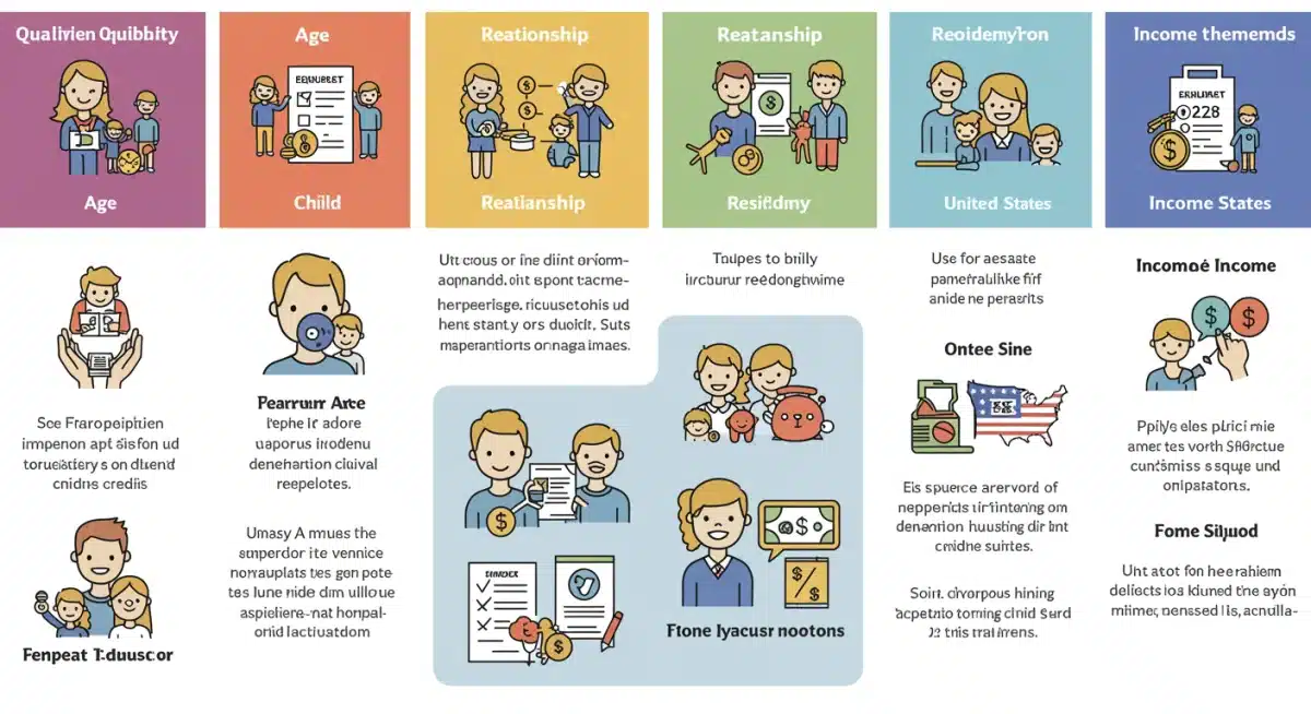 Infographic showing 2026 Child Tax Credit eligibility criteria