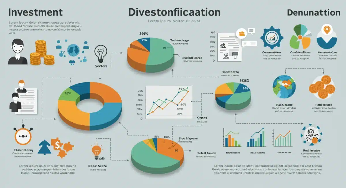 Infographic on investment diversification strategies
