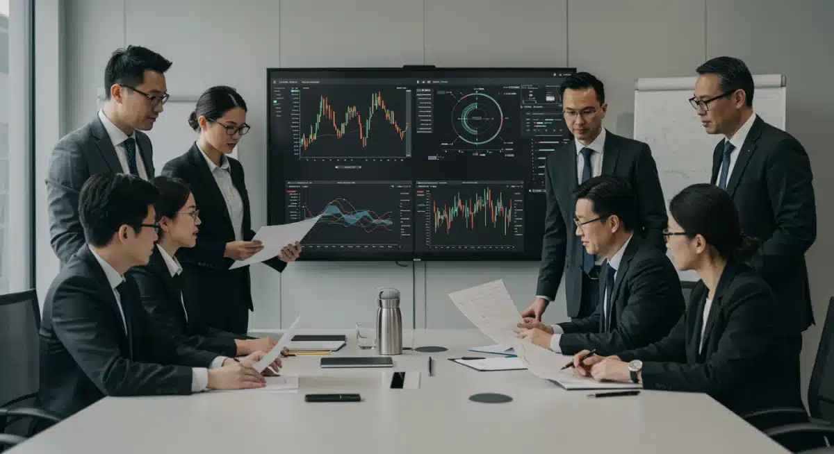 Economists and policy advisors collaborating on fiscal strategies