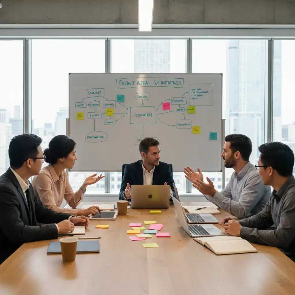 Diverse team collaborating effectively, highlighting strong communication and teamwork skills.