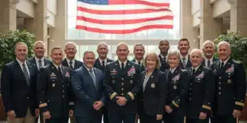 Veterans smiling with American flag, representing updated benefits and support in 2026.