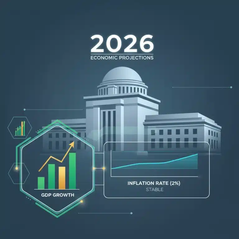 Federal Reserve economic outlook 2026 GDP growth projections