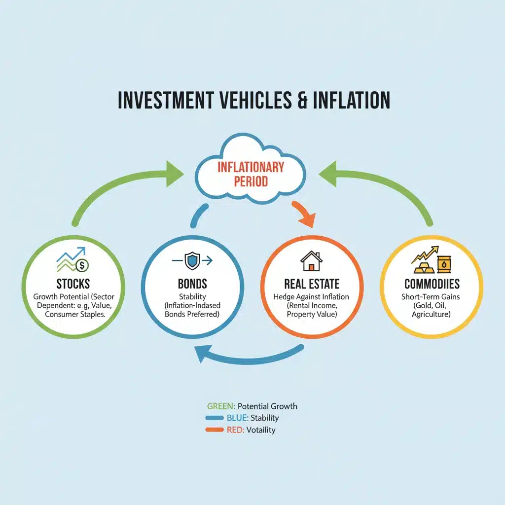 Diversified investment portfolio for inflation protection