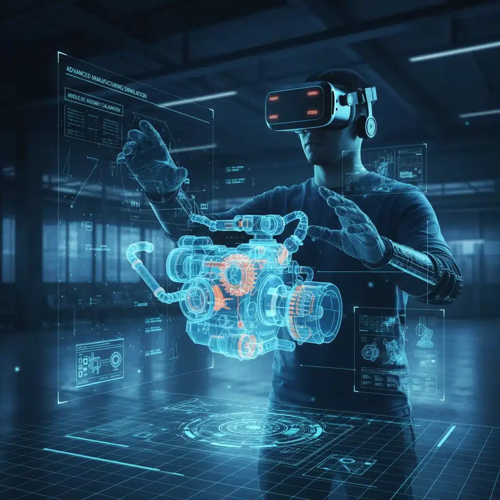 Augmented reality technician training for advanced manufacturing