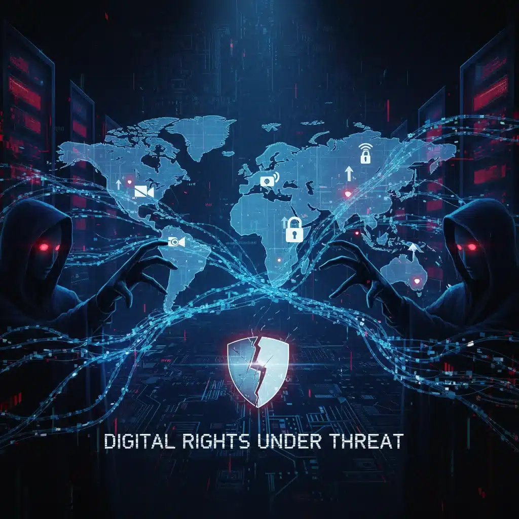 Digital authoritarianism and cyber warfare impact on human rights