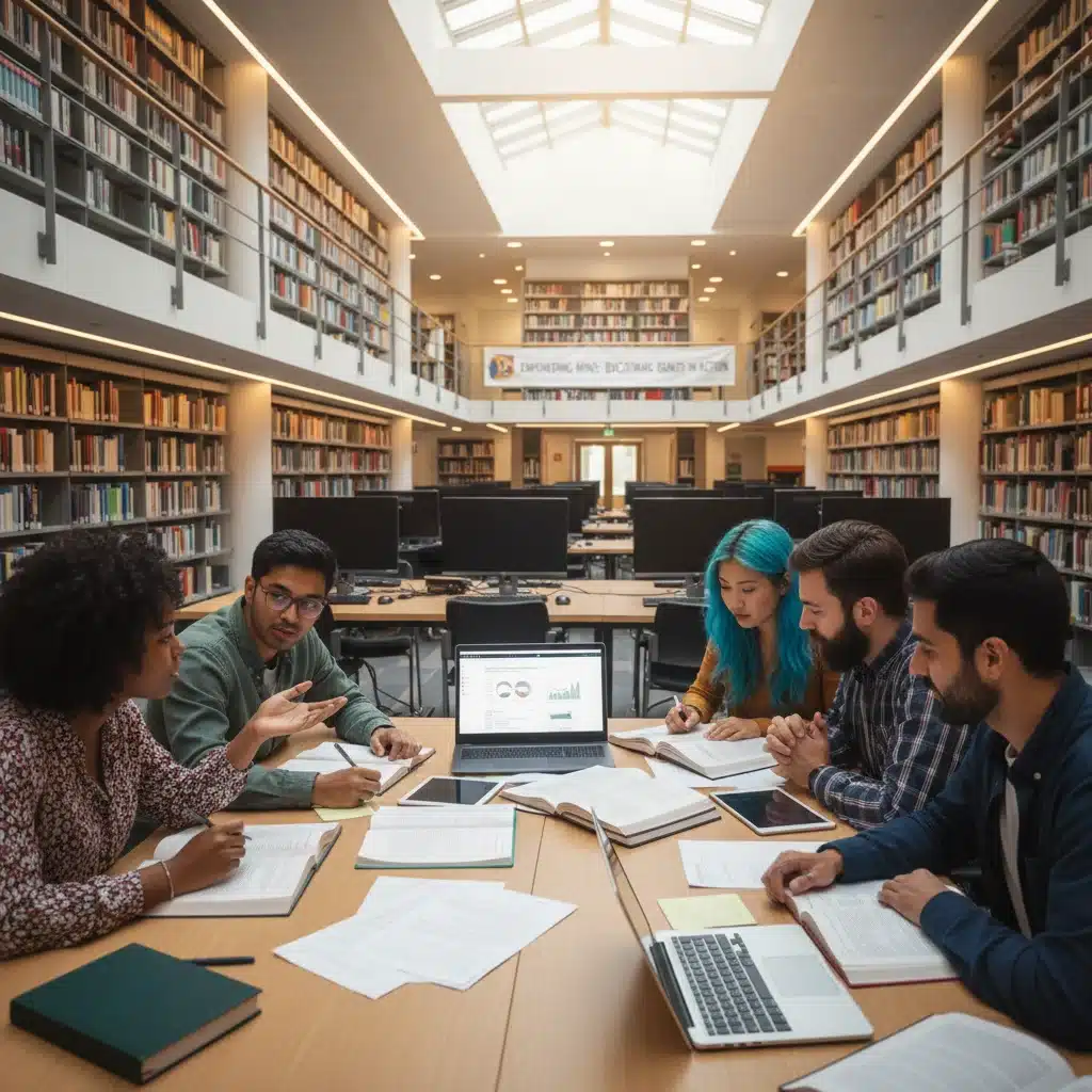 University students studying together with grant funding